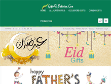 Tablet Screenshot of giftstopakistan.com